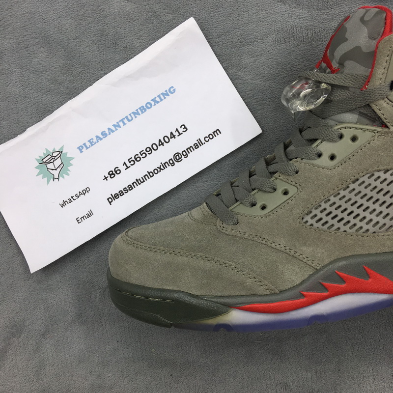 Authentic Air Jordan 5 x Bape x Trophy Room